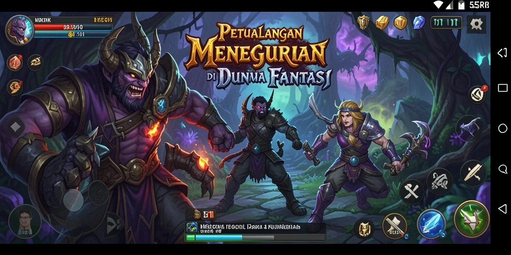 Gameplay seru di dunia petualangan 55RK.