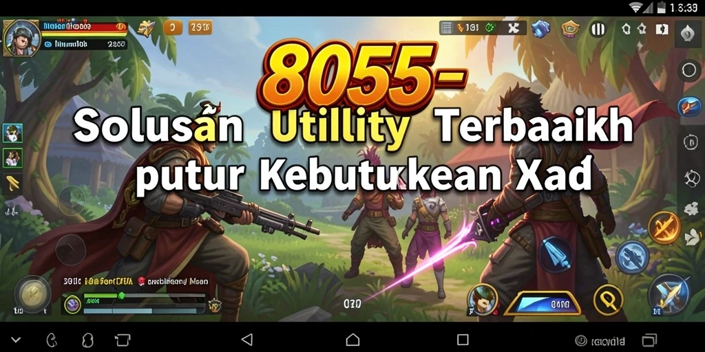 Screenshot utama menampilkan antarmuka 8055 yang intuitif dan fitur-fitur canggihnya.