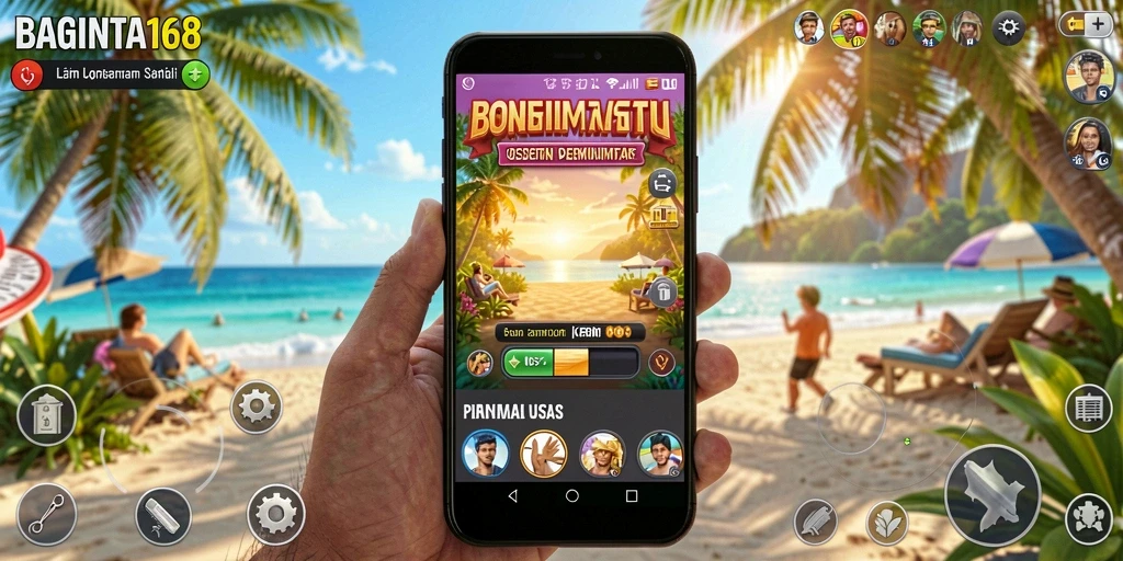 Tampilan gameplay BAGINTA168 yang cerah dan menarik.