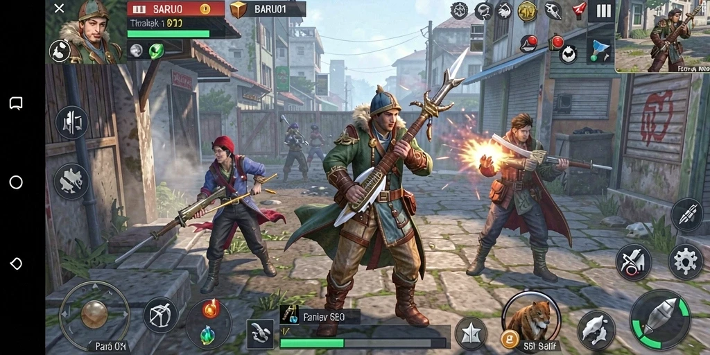 Tampilan gameplay menarik dan strategi mendalam di BARU01.