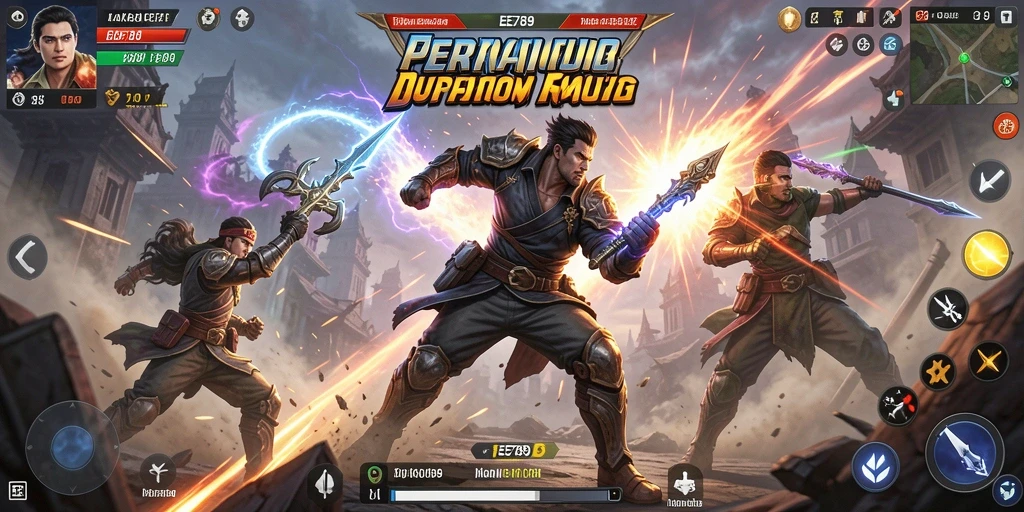 Tampilan gameplay EE789 yang penuh aksi dan tantangan.