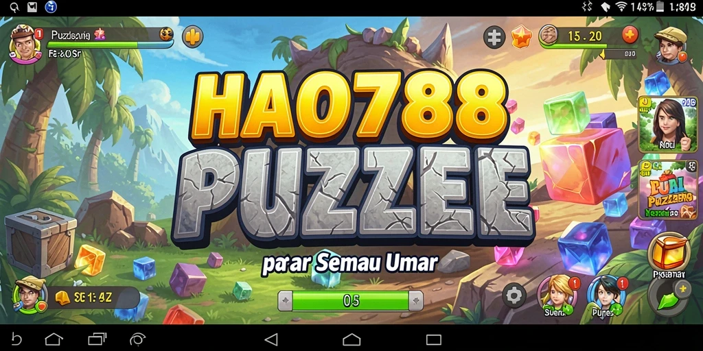 Tampilan gameplay HAO788 dengan tantangan Puzzle seru.