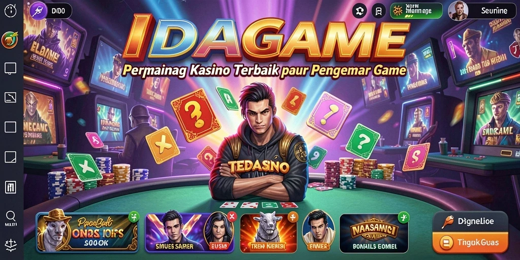 Tampilan permainan kasino yang menarik dan menghibur dari IDAGAME.