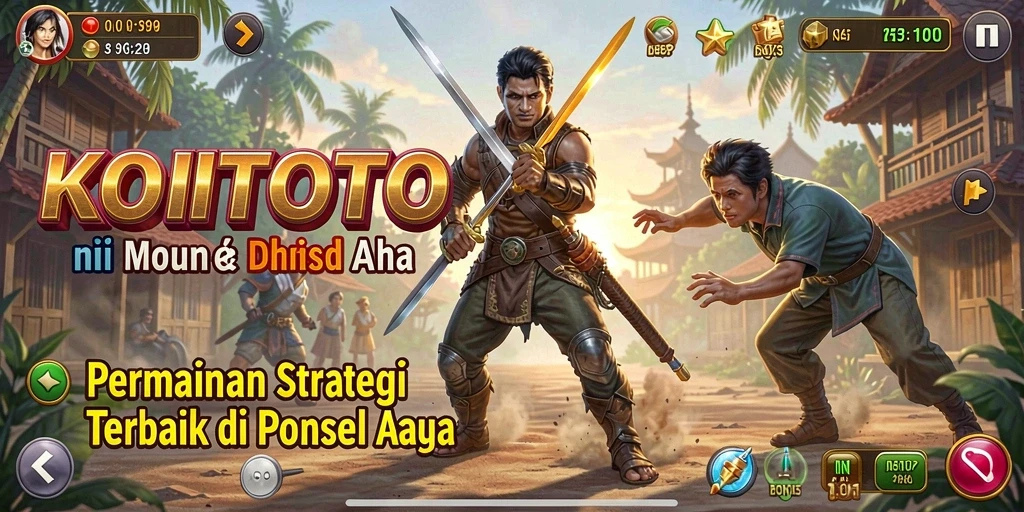 Tampilan gameplay menarik dengan strategi mendalam.