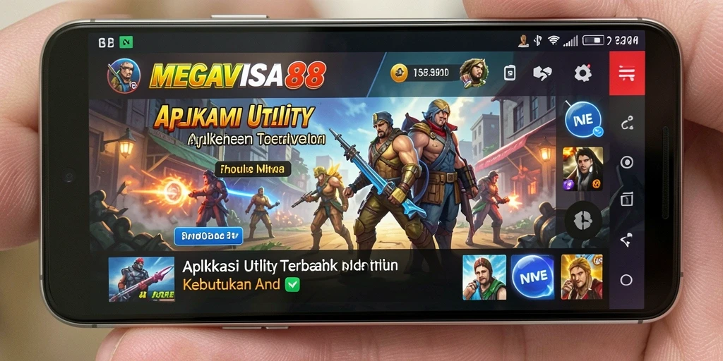 Tampilan antarmuka MEGAVISA88 yang modern dan fungsional.