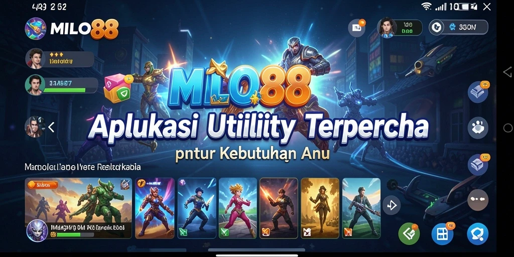 Tampilan antarmuka utama MILO88 yang memudahkan navigasi dan pengaturan.