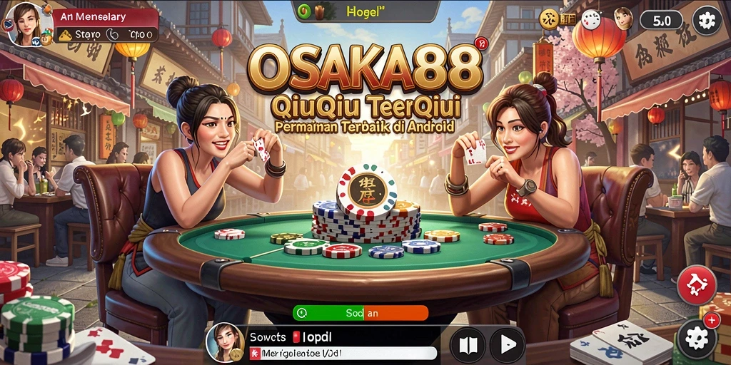 Tampilan gameplay menarik OSAKA88 dalam sesi QiuQiu.