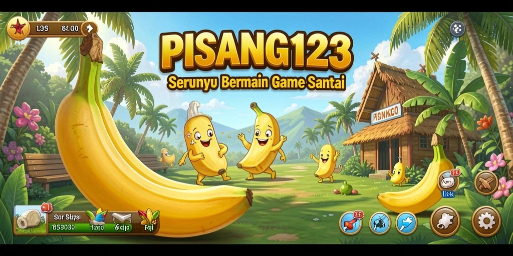 Tampak seru saat pemain menikmati gameplay PISANG123 yang menghibur.