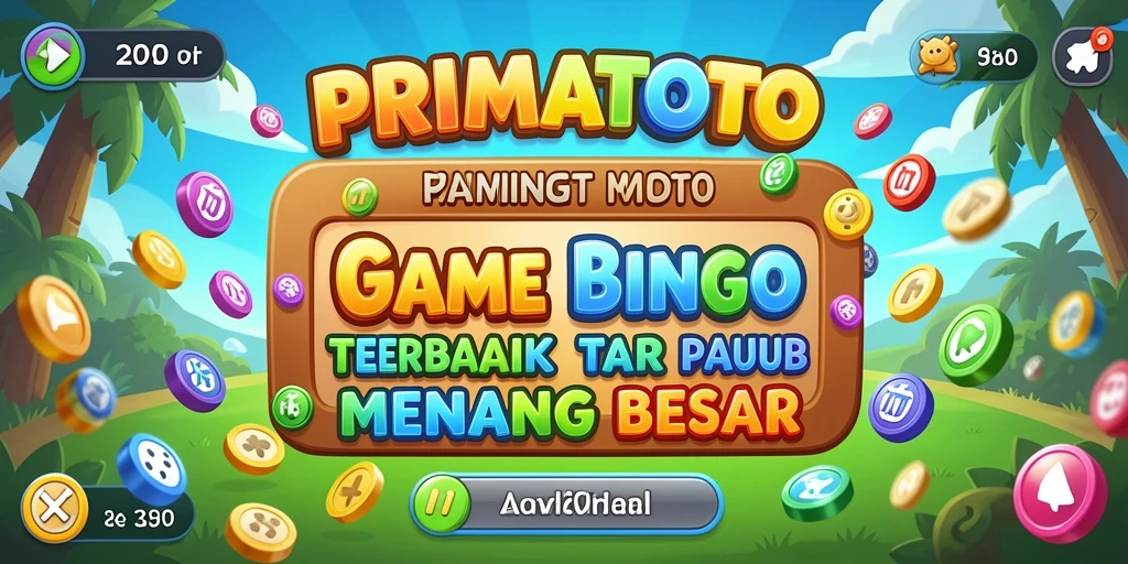Tampilan gameplay seru PRIMATOTO dengan interaksi bingo.