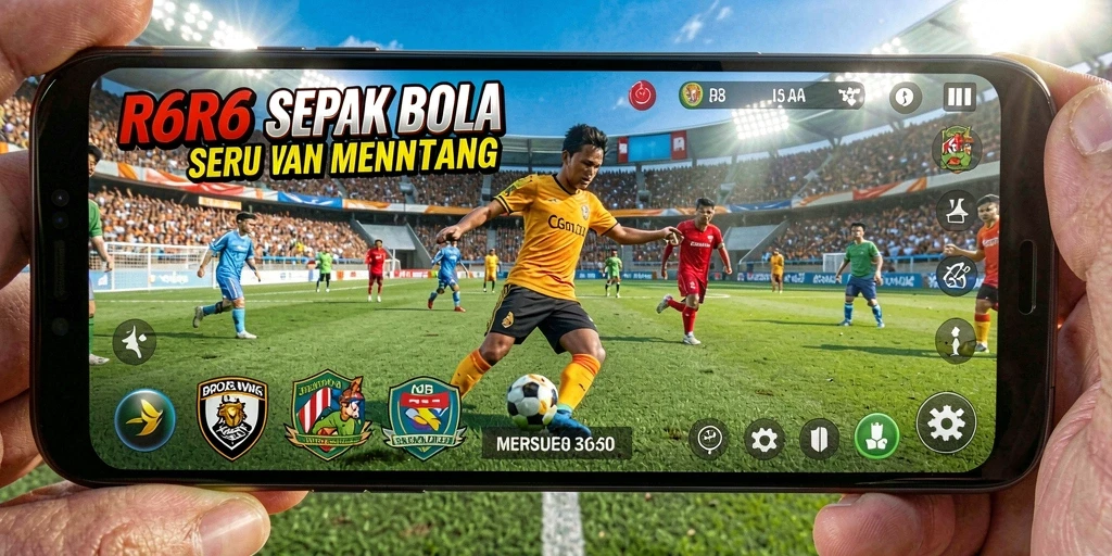 Tampilan gameplay R6R6 yang penuh aksi di lapangan.