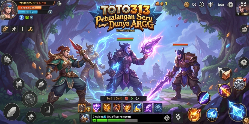 Tampilan gameplay seru dalam TOTO313 dengan pertarungan ARPG yang mendebarkan.